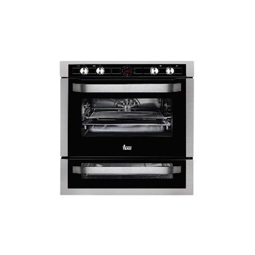 TEKA oven  60 cm 71Ltr black  Multifunction oven  5 Cooking functions  HydroClean syst
