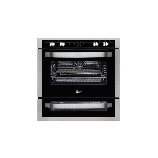 Teka Double oven 60cm 71Ltr Steel  Multifunction oven  5 Cooking functions  HydroClean