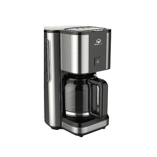 Home electric American coffee machine 900W Black & silver  stainless steel 1.2L (1012)