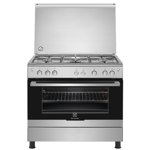 ELECTROLUX  Free stand oven 90*60 cm   6 Burners Stainless steel
